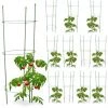RELAXDAYS 12x Cage à Tomates Tuteur Plantes Grimpantes, Support à 3 Anneaux, Jardin, Balcon, Set De 2, 76 Cm Long, Vert 2 RELAXDAYS 12x Cage à Tomates Tuteur Plantes Grimpantes, Support à 3 Anneaux, Jardin, Balcon, Set De 2, 76 Cm Long, Vert -Accessoire de culture Soldes Boutique 10368215 1
