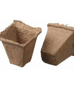 NATURE Pots Carrés En Tourbe Pour Semis