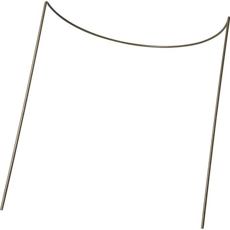 HARROD HORTICULTURAL Support à Plantes Demi-cercle En Acier 40 X 75 Cm Vert - Vert Olive Foncé 4 HARROD HORTICULTURAL Support à Plantes Demi-cercle En Acier 40 X 75 Cm Vert - Vert Olive Foncé – Image 2