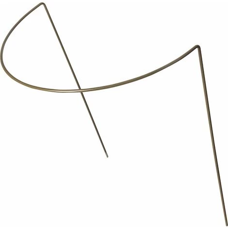 HARROD HORTICULTURAL Support à Plantes Demi-cercle En Acier 40 X 75 Cm Vert - Vert Olive Foncé 5 HARROD HORTICULTURAL Support à Plantes Demi-cercle En Acier 40 X 75 Cm Vert - Vert Olive Foncé – Image 3