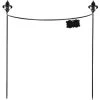 ESSCHERT'S GARDEN Tuteur à Plantes Demi-cercle En Acier Fleur De Lys 60 Cm Noir - Noir -Accessoire de culture Soldes Boutique 12088020 1
