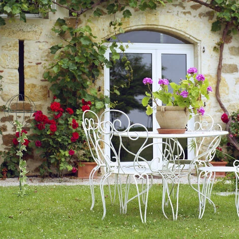 Relaxdays Tuteur De Jardin 118,5 Cm Boule Ronde, Colonne Rosier, Arche Plante Grimpante, Set 2 Métal, Arceau, Vert Foncé 5 Relaxdays Tuteur De Jardin 118,5 Cm Boule Ronde, Colonne Rosier, Arche Plante Grimpante, Set 2 Métal, Arceau, Vert Foncé – Image 3