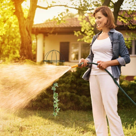 Relaxdays Tuteur De Jardin 118,5 Cm Boule Ronde, Colonne Rosier, Arche Plante Grimpante, Set 2 Métal, Arceau, Vert Foncé 6 Relaxdays Tuteur De Jardin 118,5 Cm Boule Ronde, Colonne Rosier, Arche Plante Grimpante, Set 2 Métal, Arceau, Vert Foncé – Image 4