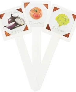 OUTILS ET NATURE Étiquette Vintage 26 Cm Pour Le Potager Oignon