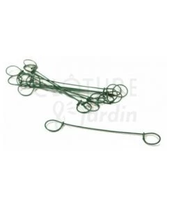 CLOTURE & JARDIN Liens 2 Boucles Plastifiés Vert - Botte De 1000 Liens - 12cm - Vert (RAL 6005) -Accessoire de culture Soldes Boutique 1733669 2