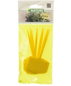 NATURE Lot De 10 étiquettes Pour Plantes En Plastique - Jaune 7 NATURE Lot De 10 étiquettes Pour Plantes En Plastique - Jaune -Accessoire de culture Soldes Boutique 17857198 3