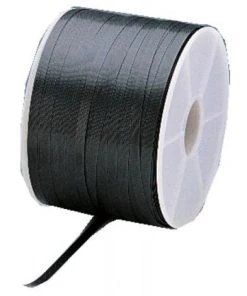 CORDERIE MESNARD Feuillard Polypropylène Noir, Largeur 12 Mm, épaisseur 0,5 Mm, Longueur 800 M