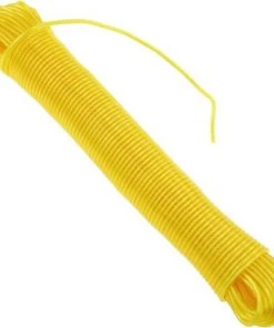 PrimeMatik - Corde à Linge PVC Avec âme En Polypropylène 30 M X 3 Mm Jaune -Accessoire de culture Soldes Boutique 19387276 5