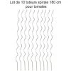 MULTITANKS Lot De 10 Tuteurs Spirale 180cm Pour Plants De Tomates En Acier Galvanisé -Accessoire de culture Soldes Boutique 19898734 1