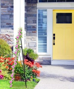 Relaxdays Tuteur Rosier Grimpant, Carré, Autonome, Vignes, Jardin, Résistant Aux Intempéries, Fer, Hauteur: 132 Cm, Noir -Accessoire de culture Soldes Boutique 20085568 3