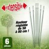 OUTIROR Lot De 6 Tuteurs Pour Plantes -Accessoire de culture Soldes Boutique 20157710 1