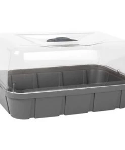 EDA Mini Serre De Culture Taille M, 5.7L - Gris Anthracite