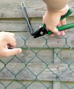 RIBIMEX Pince à Grillage Avec 100 Agrafes -Accessoire de culture Soldes Boutique 25439951 3