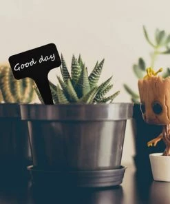 ABCRITAL 100 Pièces Étiquettes De Plantes En Plastique Étiquettes De Jardin De Type T Pour Pépinière Étanche -Accessoire de culture Soldes Boutique 28031305 3