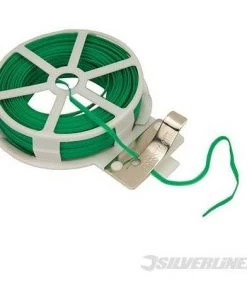 SILVERLINE Fil Métallique Gainé De Jardin, 30 M, 30 M