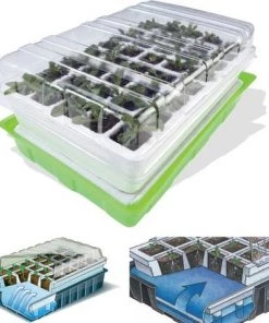 IDMARKET Kit De Germination 40 Godets Lot X2 Pour Semis -Accessoire de culture Soldes Boutique 281362 3