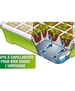 IDMARKET Kit De Germination 40 Godets Lot X2 Pour Semis -Accessoire de culture Soldes Boutique 281362 5