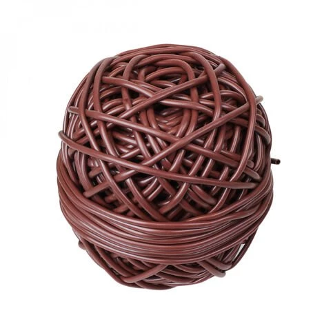 Bobine De Lien Tube Creux Antigel En PVC - Diam 3 Mm X 50 M - Marron - Linxor - Marron 3 Bobine De Lien Tube Creux Antigel En PVC - Diam 3 Mm X 50 M - Marron - Linxor - Marron