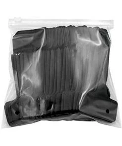 BRIDAY 100 Pcs Épais En Plastique Marqueurs Plant Étiquettes Noir T Type Jardin Plant Étiquettes Étanche -Accessoire de culture Soldes Boutique 28543272 5