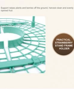 ASUPERMALL Fraise Support Cadre Support Balcon Plantation Rack Fruits Soutien Jardinage Stand De Fraises Plantation Cadre, 10Pcs -Accessoire de culture Soldes Boutique 29786606 5