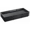 Perle Rare Plateau De Germination Hydroponique Sans Sol Plateau De Semis à Fond Plat Jardinage à La Maison Plantation De Semis Plateau De Semis (59 * 24 * 3.5cm Noir) 4 Pièces -Accessoire de culture Soldes Boutique 29870846 1