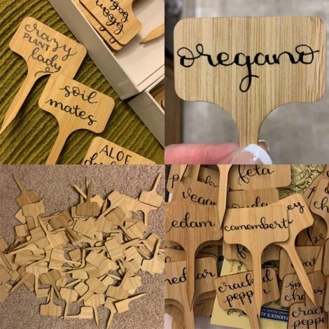 ILOVEMILAN 50Pcs Étiquettes De Plantes En Bambou Avec Un Stylo Marqueur, Plante Tags En Bois De Jardin Marqueurs Pour Graines Pot Herbes Fleurs Légumes (50 Pièces) 5 ILOVEMILAN 50Pcs Étiquettes De Plantes En Bambou Avec Un Stylo Marqueur, Plante Tags En Bois De Jardin Marqueurs Pour Graines Pot Herbes Fleurs Légumes (50 Pièces) – Image 3