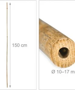 Relaxdays Tiges En Bambou 150 Cm, En Bambou Naturel, Bâtons En Bambou Comme Tuteur Ou Décoration, Pour Bricoler, Couleur 11 Relaxdays Tiges En Bambou 150 Cm, En Bambou Naturel, Bâtons En Bambou Comme Tuteur Ou Décoration, Pour Bricoler, Couleur -Accessoire de culture Soldes Boutique 31795499 5