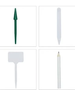 Relaxdays Kit Germination Graines, 131 Pièces, Plantes, Plantation, Godets Semis, Outils De Repiquage, étiquettes, Noir -Accessoire de culture Soldes Boutique 31802886 3