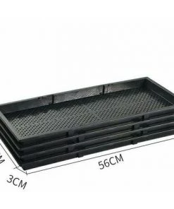 THSINDE Démarreur De Propagation Plateaux De Démarrage Des Semis Plaque Semis Jardin Plateau Pour Germination Des Plantes Microgreens Avec Trous 10 Pcs