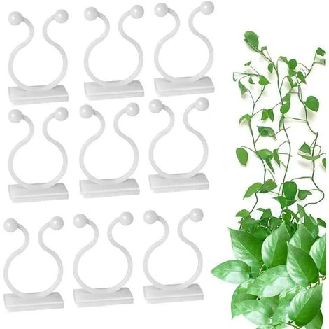 Kueatily 100 Pieces Clips De Support Pour Plantes Grimpantes, Crochet Auto Adhésif Plante, Plante Grimpant Fixations Murales, Pour Jardin Vignes, Bureau Cable De Fixation 3 Kueatily 100 Pieces Clips De Support Pour Plantes Grimpantes, Crochet Auto Adhésif Plante, Plante Grimpant Fixations Murales, Pour Jardin Vignes, Bureau Cable De Fixation