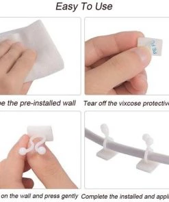 Kueatily 100 Pieces Clips De Support Pour Plantes Grimpantes, Crochet Auto Adhésif Plante, Plante Grimpant Fixations Murales, Pour Jardin Vignes, Bureau Cable De Fixation 10 Kueatily 100 Pieces Clips De Support Pour Plantes Grimpantes, Crochet Auto Adhésif Plante, Plante Grimpant Fixations Murales, Pour Jardin Vignes, Bureau Cable De Fixation -Accessoire de culture Soldes Boutique 32348594 4