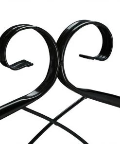 Relaxdays Treillis De Jardin, Métal, Lot De 2, à Planter, Tuteur Pour Plantes Grimpantes, 180 X 50 Cm, Noir -Accessoire de culture Soldes Boutique 32828146 4