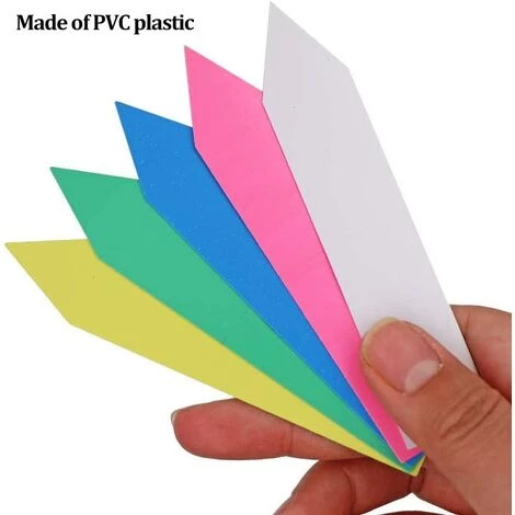 LangRay 500 Pcs Étiquettes De Graine De Fleur De Plante En Plastique Imperméable Réutilisable En Plastique Marquent Des Étiquettes De Jardin Outils De Décoration, Colorées 5 LangRay 500 Pcs Étiquettes De Graine De Fleur De Plante En Plastique Imperméable Réutilisable En Plastique Marquent Des Étiquettes De Jardin Outils De Décoration, Colorées – Image 3
