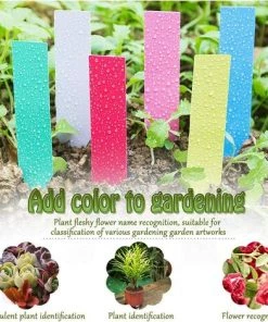 LangRay 500 Pcs Multicolor Plastique étanche Graines De Plantes étiquettes Marqueurs Piquets Pot Réutilisable étiquettes Pour Plante Chambre D'enfant Piquet De Jardin -Accessoire de culture Soldes Boutique 33189712 5