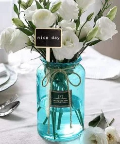 Kueatily 30pcs Etiquettes De Plantes En Ardoise Mini Tableau Noir Marqueur De Jardin Plante Signe Tags En Bois étiquettes Potager Pour Fleur Légumes Graine Jardin Pépinière -Accessoire de culture Soldes Boutique 33302240 5