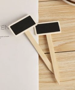 BETTERLIFE Étiquettes Potager, Mini Tableau En Bois Étiquettes Pour Plantes Pour Pot De Fleur Graine En Pot Herbes Légumes 20Pcs -Accessoire de culture Soldes Boutique 33436164 4