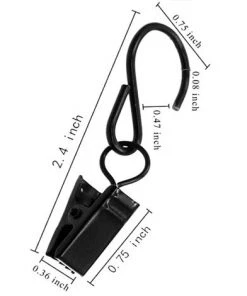 BETTERLIFE Cintres En Plastique Avec Pince 25Pcs Crochet A Accrocher Les Bottes Agrafes De Rideau En Métal De Crochet Noir Pour Des Chaussures Chaussettes Rideau Bottes Serviette Cintres 9 BETTERLIFE Cintres En Plastique Avec Pince 25Pcs Crochet A Accrocher Les Bottes Agrafes De Rideau En Métal De Crochet Noir Pour Des Chaussures Chaussettes Rideau Bottes Serviette Cintres -Accessoire de culture Soldes Boutique 33436185 3