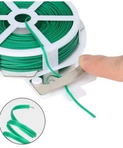 MERKMAK Cravate De Jardin Avec Sac De Protection Ligne De Reliure De Fil En Plastique Plantes Grimpantes Cable Fleur Concombre Raisin Support En Rotin 30M -Accessoire de culture Soldes Boutique 33597822 2