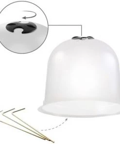 TERRE JARDIN Cloches à Salades Plastique - Lot De 6 -Accessoire de culture Soldes Boutique 3366560 3