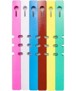 Perle Rare 600 Pièces étiquettes De Plantes De Jardin, étiquettes Anneaux Suspendus En Plastique Résistant Aux Intempéries Et étiquettes De Prise, Culture De Plantes De Pépinière Plantes Ornementales Herbes En Pot Fleurs Légumes, Multicolore