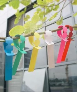 Perle Rare 600 Pièces étiquettes De Plantes De Jardin, étiquettes Anneaux Suspendus En Plastique Résistant Aux Intempéries Et étiquettes De Prise, Culture De Plantes De Pépinière Plantes Ornementales Herbes En Pot Fleurs Légumes, Multicolore -Accessoire de culture Soldes Boutique 34044684 4