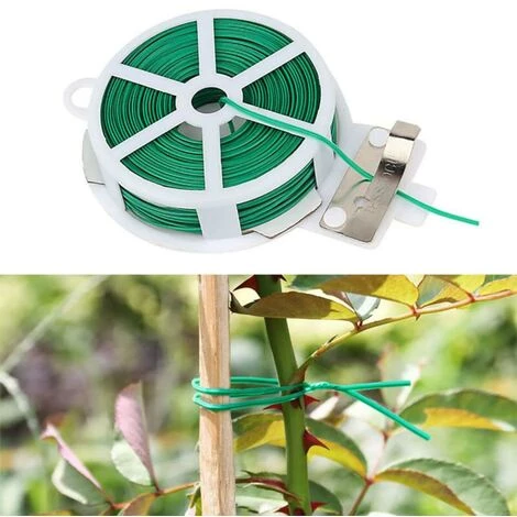 LONGZIMING Fil De Liaison 30M Fil De Jardin Fil Vert Fil De Fleur Fil D'enroulement Fil De Plante 6 LONGZIMING Fil De Liaison 30M Fil De Jardin Fil Vert Fil De Fleur Fil D'enroulement Fil De Plante – Image 4