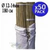 SUINGA Pack 50 X Tuteurs En Bambou 180 Cm, Diamètre 12-14 Mm. Utilisation Agricole Pour Fixer Des Arbres, Des Plantes Et Des Légumes -Accessoire de culture Soldes Boutique 35228745 1