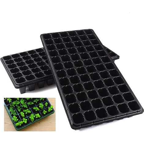 BEARSU Paquet De 10 Kits De Démarrage De Semences, 72 Plateaux De Semis De Cellules Plateau En Plastique De Germination De Jardinage Pots De Pépinière Kit De Culture De Mini Propagateur De Plantes Plateau De Prise Plateaux De Démarrage Pour La Germination Des Se 3 BEARSU Paquet De 10 Kits De Démarrage De Semences, 72 Plateaux De Semis De Cellules Plateau En Plastique De Germination De Jardinage Pots De Pépinière Kit De Culture De Mini Propagateur De Plantes Plateau De Prise Plateaux De Démarrage Pour La Germination Des Se