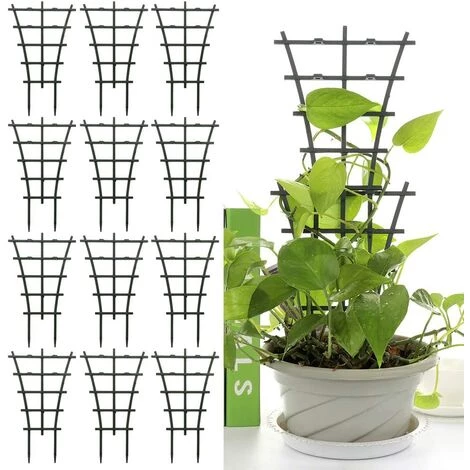 BETTERLIFE Soutien Aux Plantes D'escalade, 12 Pcs Plantez Le Support En Plastique Superposé En Plastique, Tige De Jardin Escalade TRLLIS DIY Outils Pour Cour 3 BETTERLIFE Soutien Aux Plantes D'escalade, 12 Pcs Plantez Le Support En Plastique Superposé En Plastique, Tige De Jardin Escalade TRLLIS DIY Outils Pour Cour