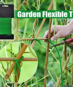 VERSAILLESFR Lien Multi Usage 3mm*10m Versailles Lien De Tuteurage Pour Plantes Et Arbustes - Fil D'acier Entouré De Caoutchouc Pour Jardin Jardinage Plante Végétaux -Accessoire de culture Soldes Boutique 42476359 3