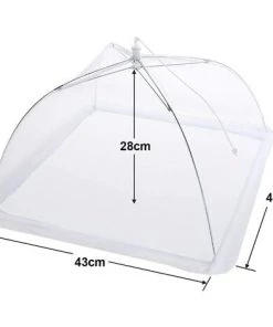 TANABATA 5pcs Cloche Alimentaire Pliable En Maille Housse Couverture De Nourriture à Pop-up Anti-Mouches Moustiques Pique-Nique-43cm -Accessoire de culture Soldes Boutique 42485240 3