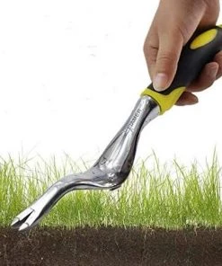 Kit D'outils De Jardinage Pour Jardinage En Plein Air Motif Fleurs Pour Enlever Les Mauvaises Herbes Fontainebleau 11.8In*0.8In Jaune