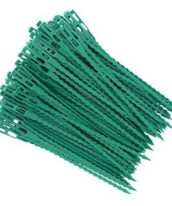 Accroche-Tuteurs Irisfr Pour Tomates Arbres Tuteurs De Plantes Attache Et Soutien Réglable Pour Plantes Serre-câble Lien En Plastique Pour Jardinage Bricolage 17CM 100 Pcs