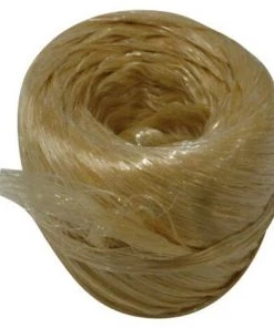 CORDERIES TOURNONAISES - Raphia Synthetique Beige Pelote 100gr 40m Env. Cavalier